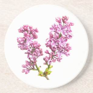 Dessous de verre - Fleurs Lilac