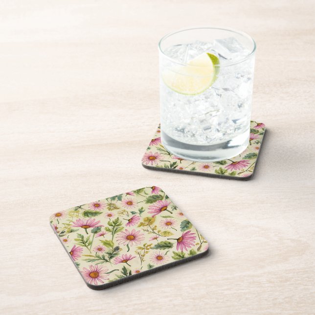 Dessous-de-verre Fleurs printanières (Côté Droit)