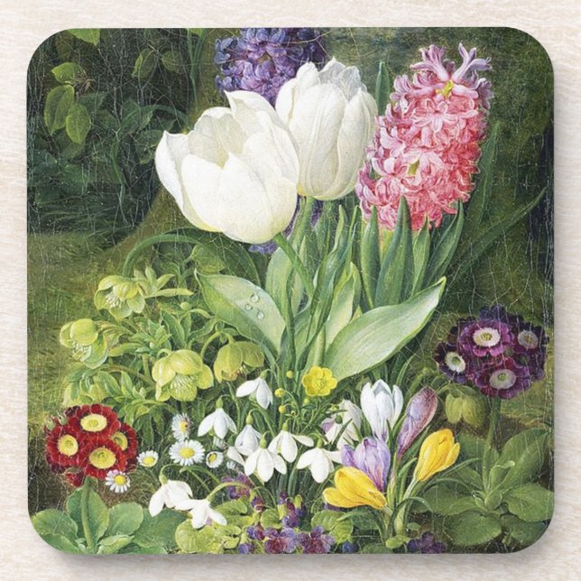 Dessous-de-verre Fleurs printanières néerlandaises (Devant)