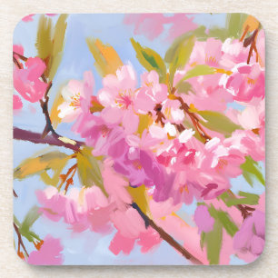 Dessous-de-verre Fleurs roses