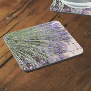 Dessous-de-verre Floral de lavande violette