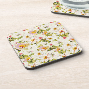 Dessous-de-verre Floral Dreams No 8 à Susiejayne Beverage Coaster