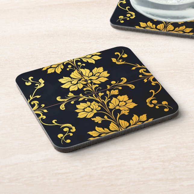 Dessous-de-verre Floral Elegant Luxury Collection tendance (Côté gauche)