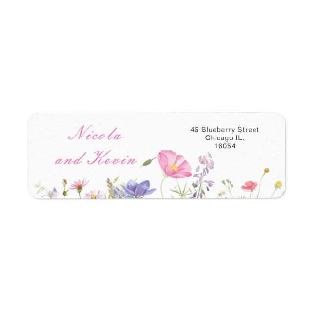 Dessous de verre floral fleur sauvage Spring (Devant)