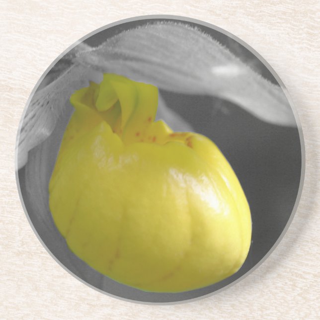Dessous de verre Floral Lady Jaune (Devant)