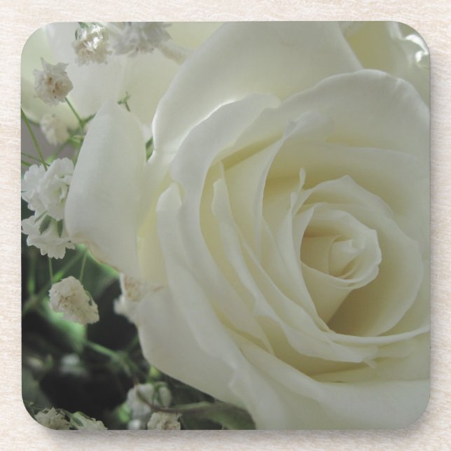 Dessous-de-verre Floral rose (Devant)