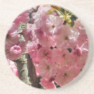 Dessous de verre floral rose fleuri