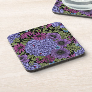 Dessous-de-verre Floraux de jardin gras