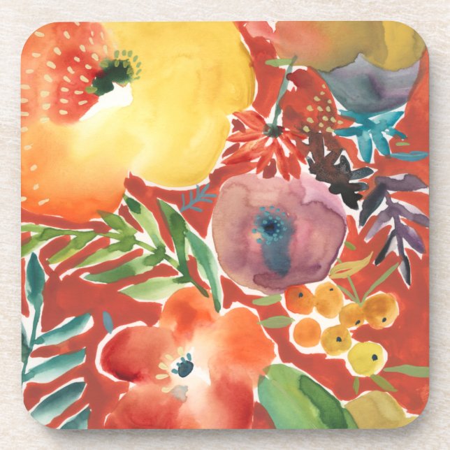 Dessous-de-verre Flore abondante III (Devant)
