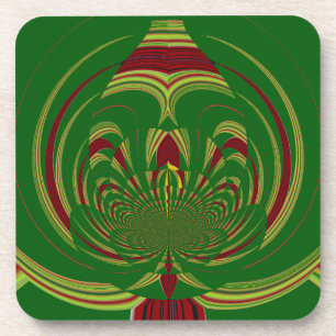Dessous-de-verre Flore verte