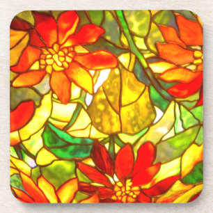 Dessous-de-verre Flore vintage de verglas
