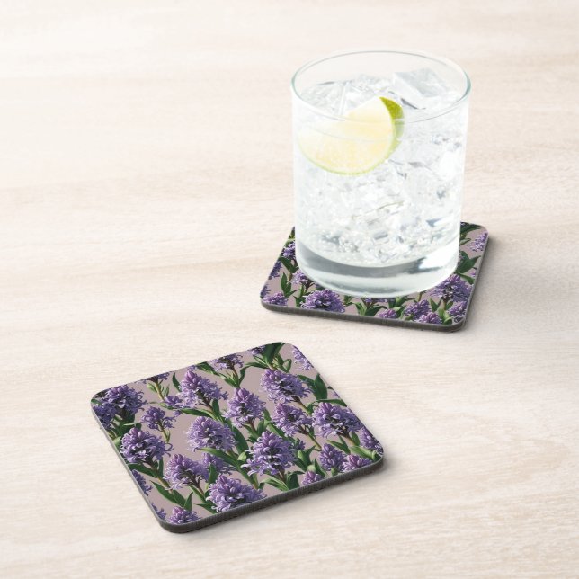 Dessous-de-verre Flores violettes hollandaises Hyacinth (Côté Droit)