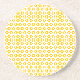 Dessous de verre - Florets Jaunes