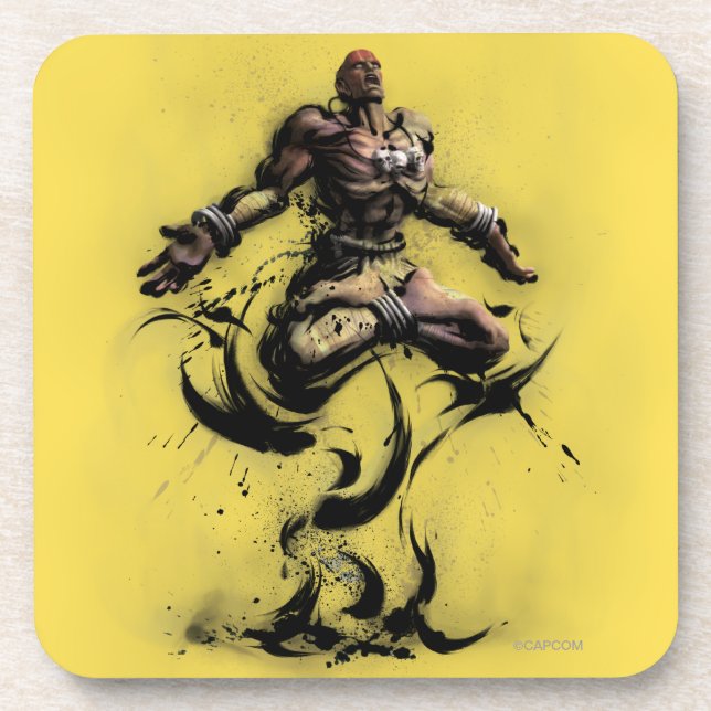 Dessous-de-verre Flottement de Dhalsim (Devant)