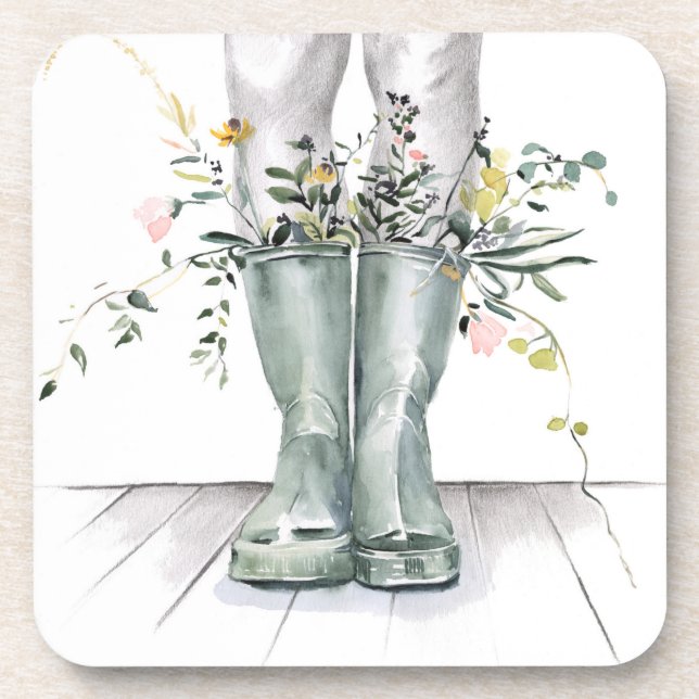 Dessous-de-verre Flux et croissance II (Devant)