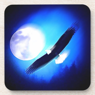 Dessous-de-verre Flying Eagle & Moon