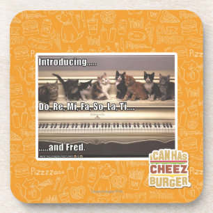 Dessous-de-verre Font, le Re, MI, fa, ainsi, La, Ti, Fred