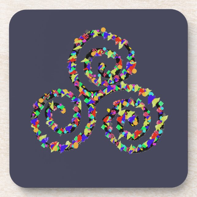Dessous-de-verre Force de Triskelion celtique (Devant)