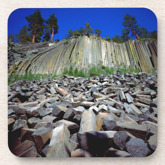 Dessous-de-verre Formations basaltiques de Devils Postpile (Devant)