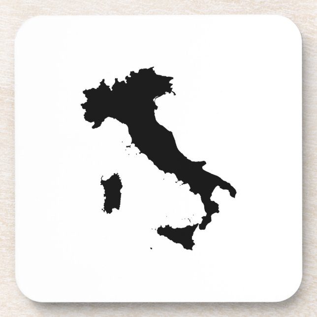 Dessous-de-verre Forme de l'Italie (Devant)