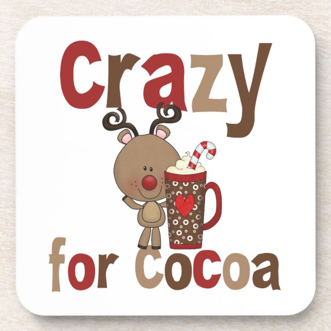 Dessous-de-verre Fou pour le cacao (Devant)