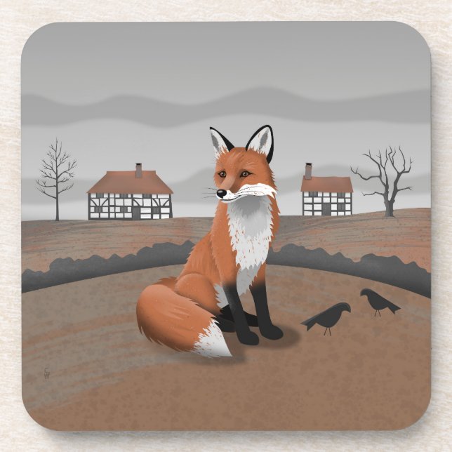 Dessous-de-verre Fox (Devant)