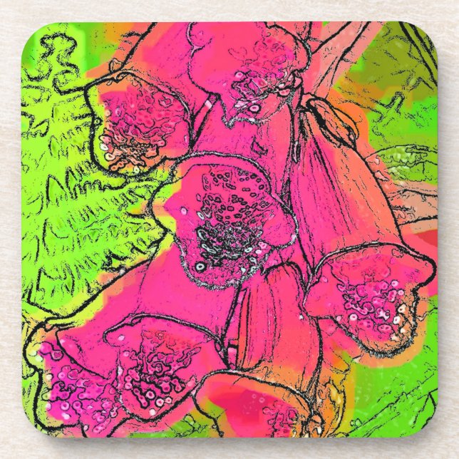 DESSOUS-DE-VERRE FOXGLOVES (Devant)