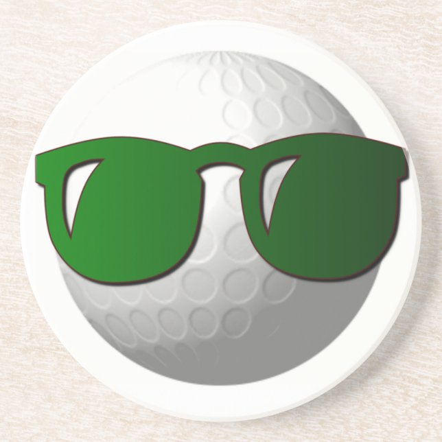 Dessous de verre frais de boule de golf (Devant)