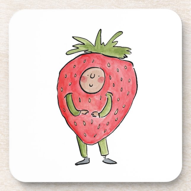 Dessous-de-verre Fraise (Devant)
