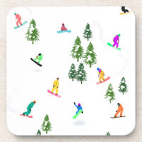 Freeride Snowboarder Illustration de snowboard