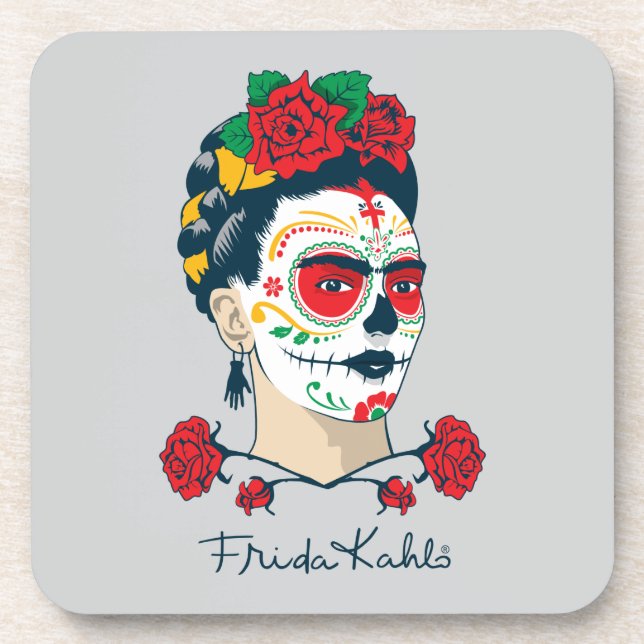 Dessous-de-verre Frida Kahlo | El Día de los Muertos (Devant)