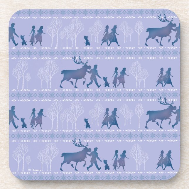 Dessous-de-verre Froid 2 : Anna, Elsa, & Friends Winter Motif (Devant)