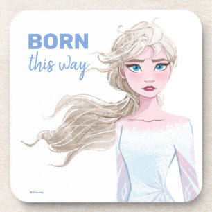 Dessous-de-verre Frozen 2 : Illustration de l'aquarelle Elsa