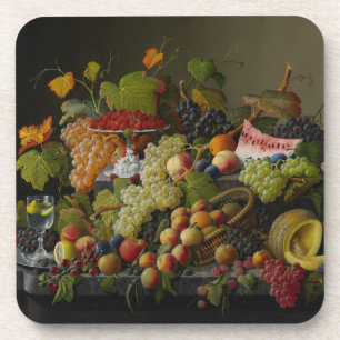 Dessous-de-verre Fruit abondant, 1858 (huile sur la toile)