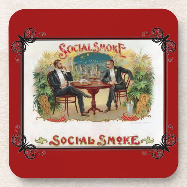 Dessous-de-verre Fumée sociale (Devant)
