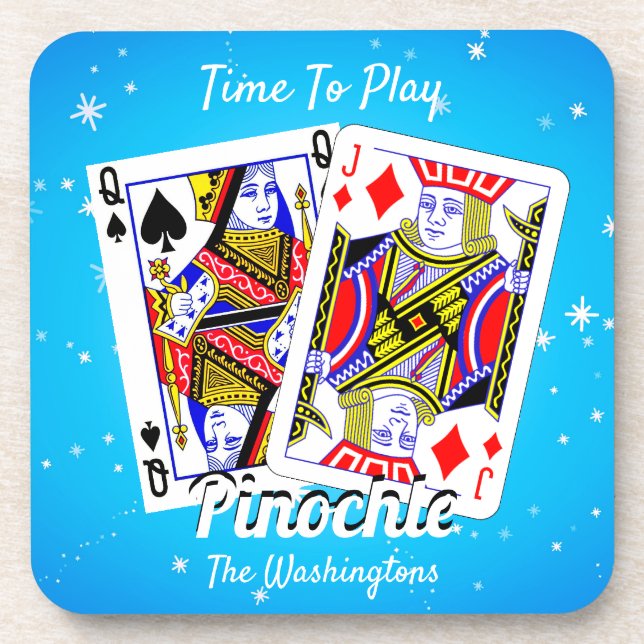 Dessous-de-verre Fun Time to Play Pinochle   (Devant)