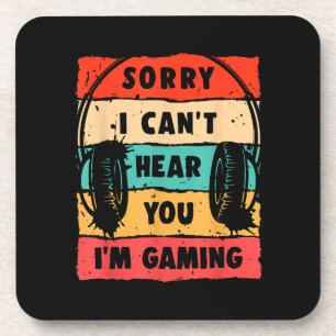 Dessous-de-verre Funny Gamer Shirt pour Ados garçons Jeu vidéo pour