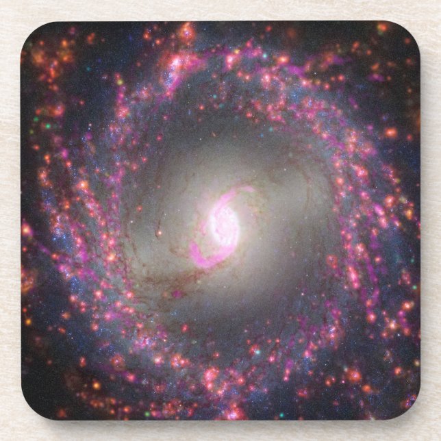 Dessous-de-verre Galaxie Spirale Ngc 3351. (Devant)