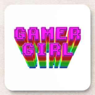 Dessous-de-verre Gamer Girl Text