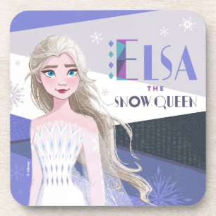 Dessous-de-verre Gelé 2  Elsa la reine des neiges