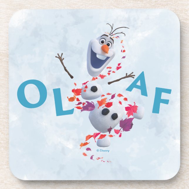 Dessous-de-verre Gelé 2 : Olaf Dans La Brise (Devant)