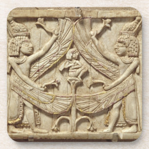 Dessous-de-verre Génies à ailes, période assyrienne, c.750 AVANT
