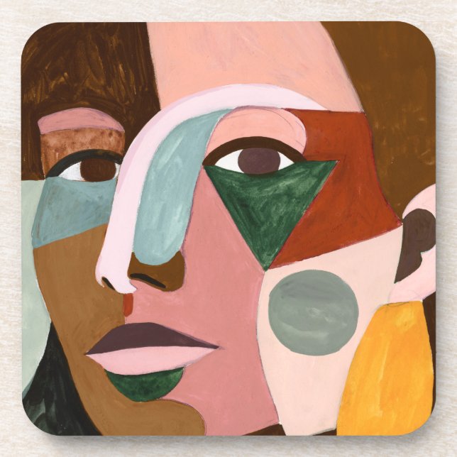 Dessous-de-verre Geo Face (Devant)