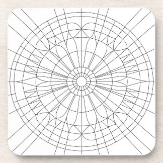 Dessous-de-verre Geometric Mandala Pattern