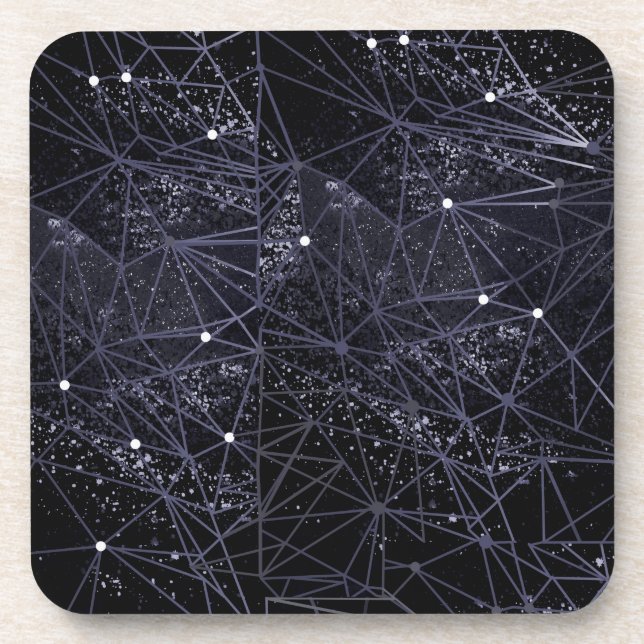 Dessous-de-verre géométrie spatiale (Devant)