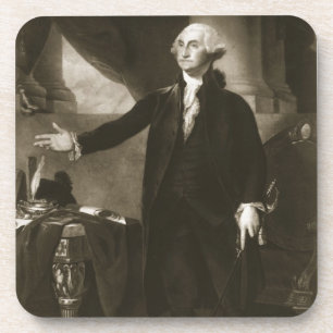 Dessous-de-verre George Washington, ęr président du Sta uni
