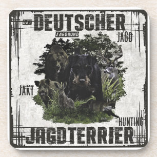 Dessous-de-verre German Hunting Terrier (Jagdterrier)