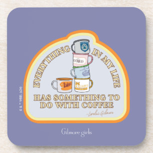 Dessous-de-verre Gilmore Girls   Graphique des devis de café