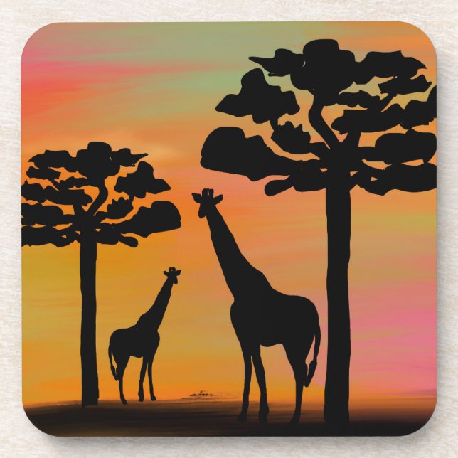 Dessous-de-verre Giraffe (Devant)