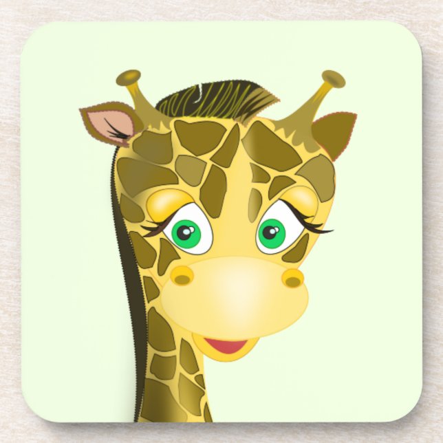 Dessous-de-verre Giraffe Bébé mignonne - (Devant)